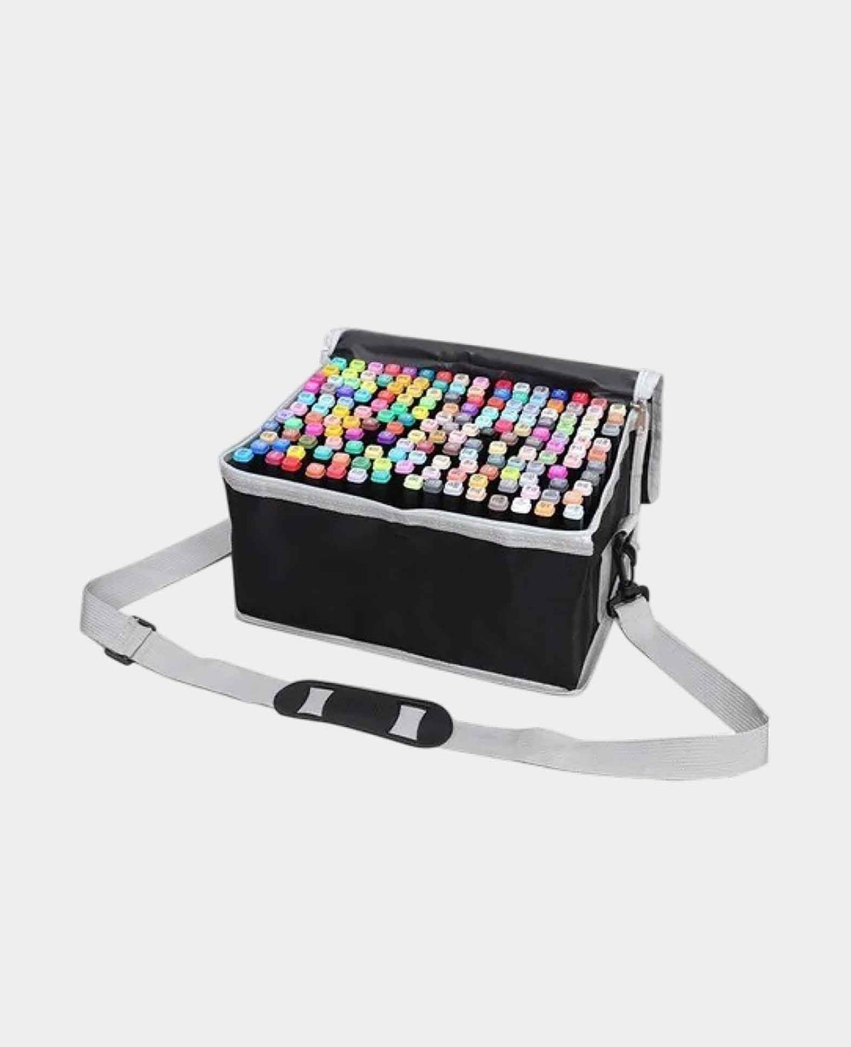 Waterproof Acrylic Marker Pens, Dual Tip with Carry Bag, 168 pcs