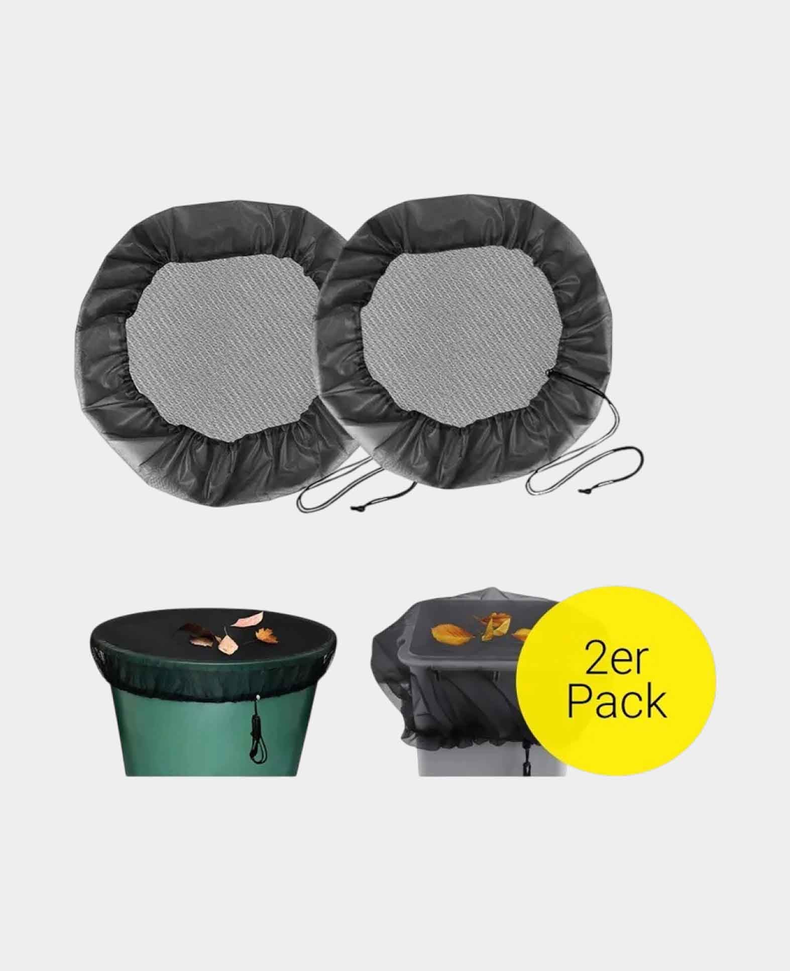 (2-piece set) Ø80cm Rain Barrel Leaf Protection Net