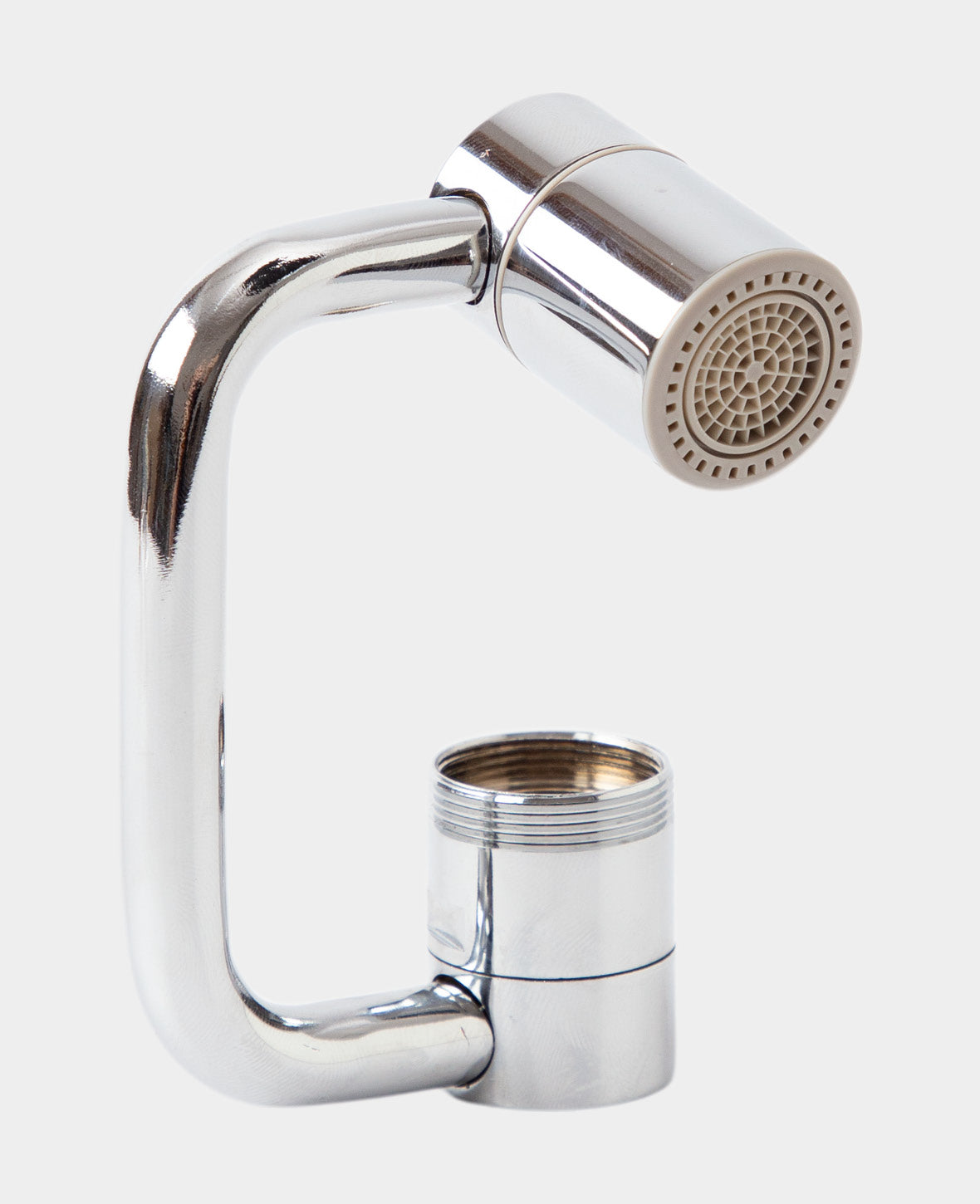 Wasserhahn Verlängerung Drehbarer Armaturen Aufsatz, Silber