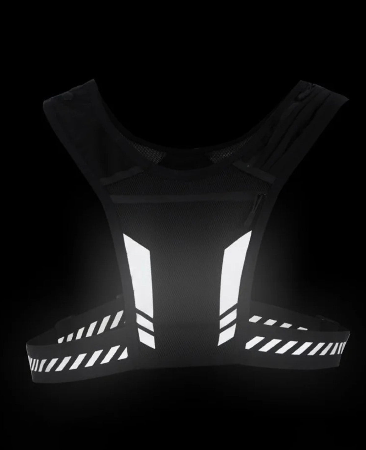 Gilet de course en maille ultraléger et réglable pour l'extérieur S