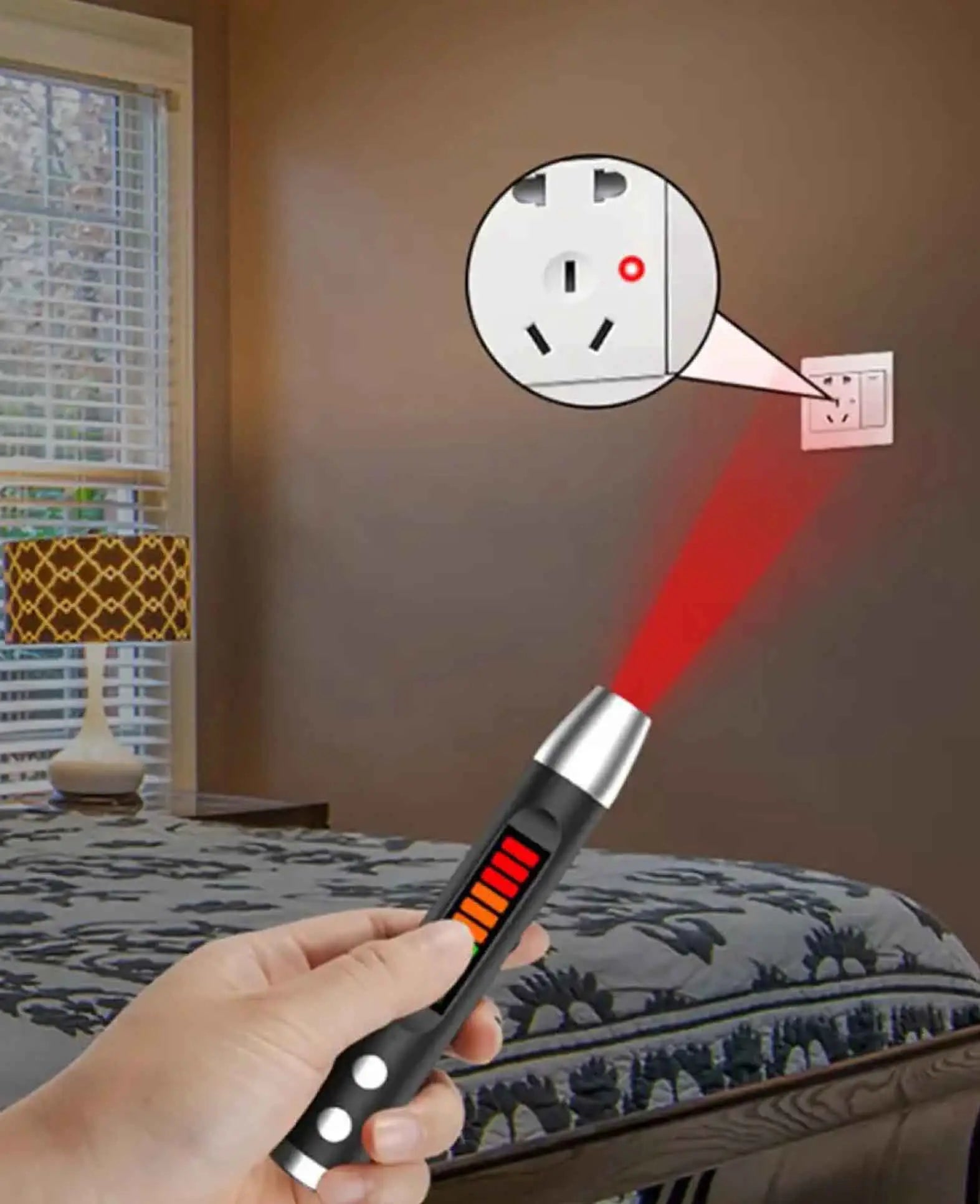 Kamera Detektor Spycam Finder zur Erkennung von Funkwellen / Magnetfel