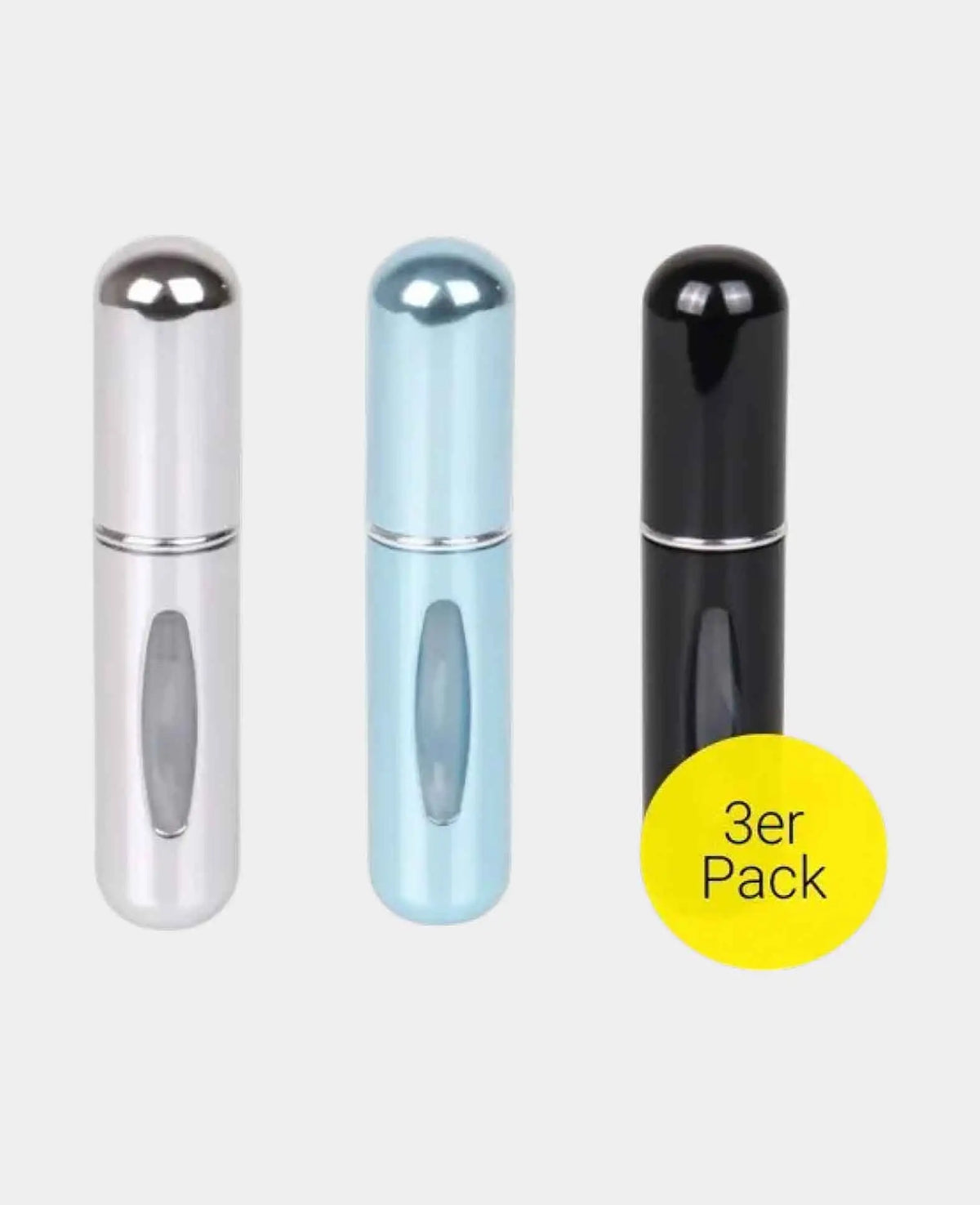 (3er Set) 5ml Mini Parfüm Zerstäuber Nachfüllbare Reise Sprüh Flasche