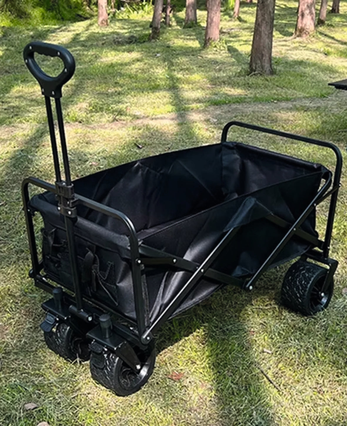 (150L) Foldable Hand Cart Outdoor Wagon Camping Transport Aid