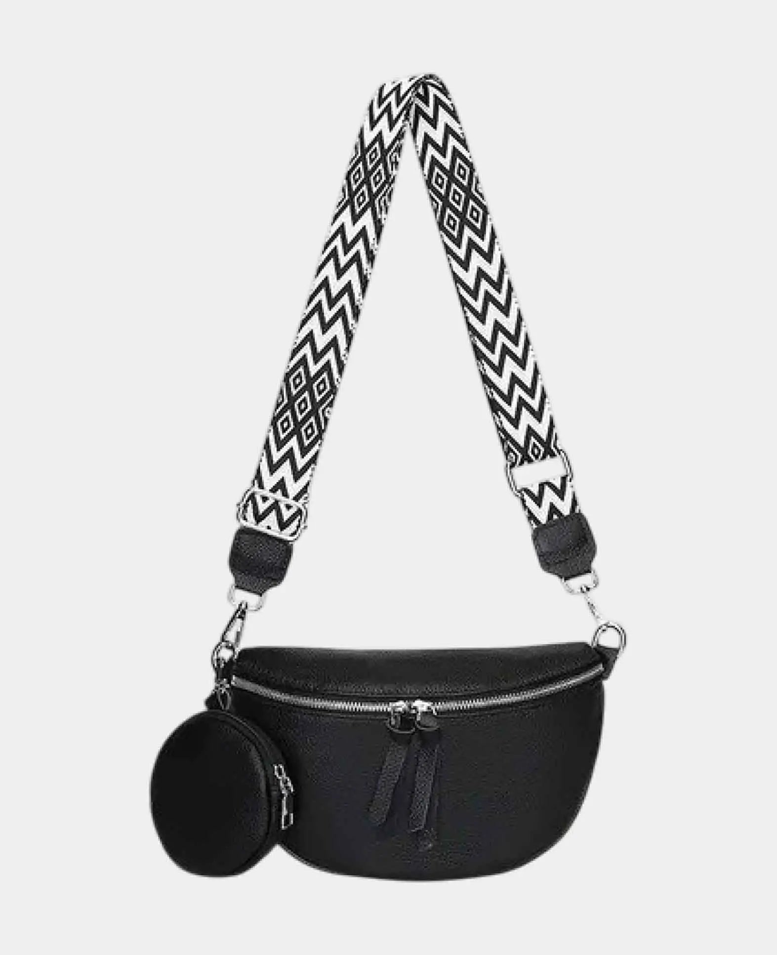 (25x15cm) Genuine Leather Shoulder Bag Fashion Crossbody Bag Fanny Pack