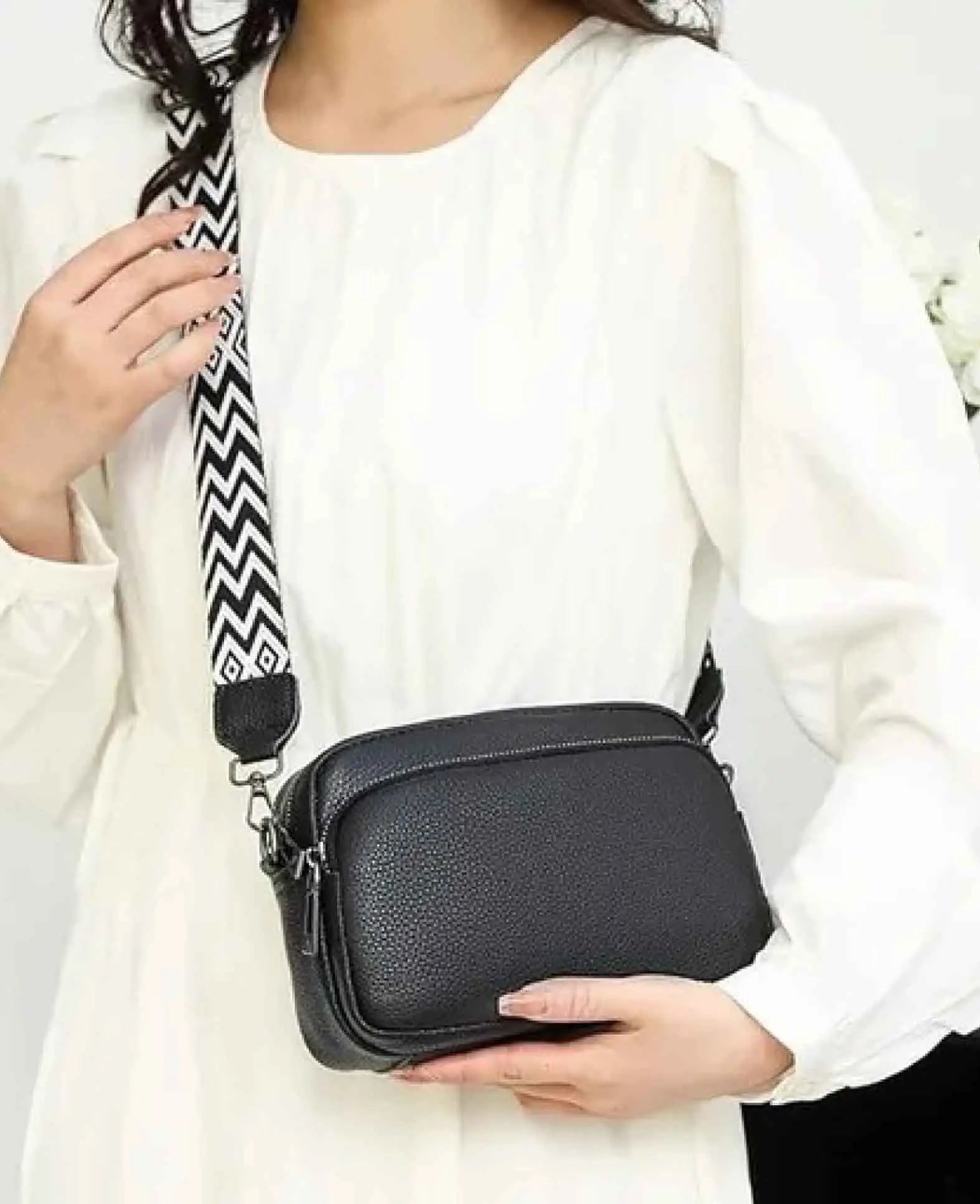 (21x15cm) Genuine Leather Shoulder Bag Fashion Crossbody Bag