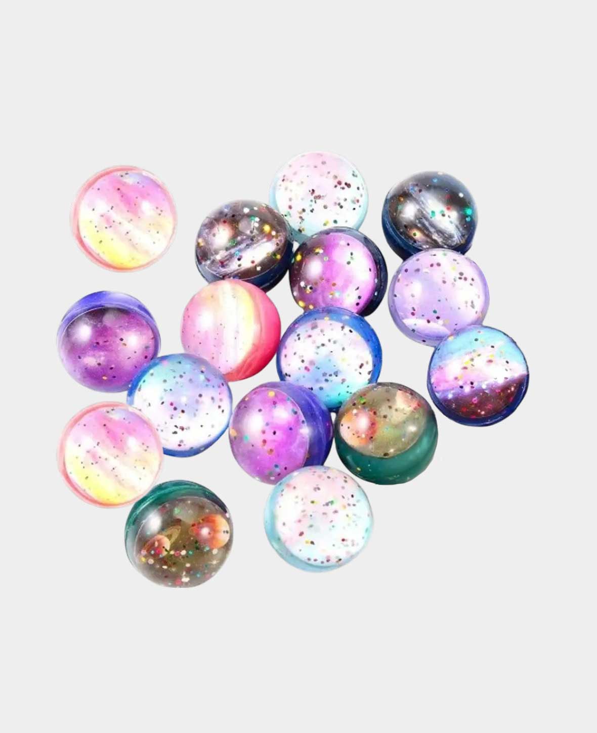 Gummi Ball Bouncing Hüpfball Spielzeug - Weltraum, Ø32mm, 20 Stk.