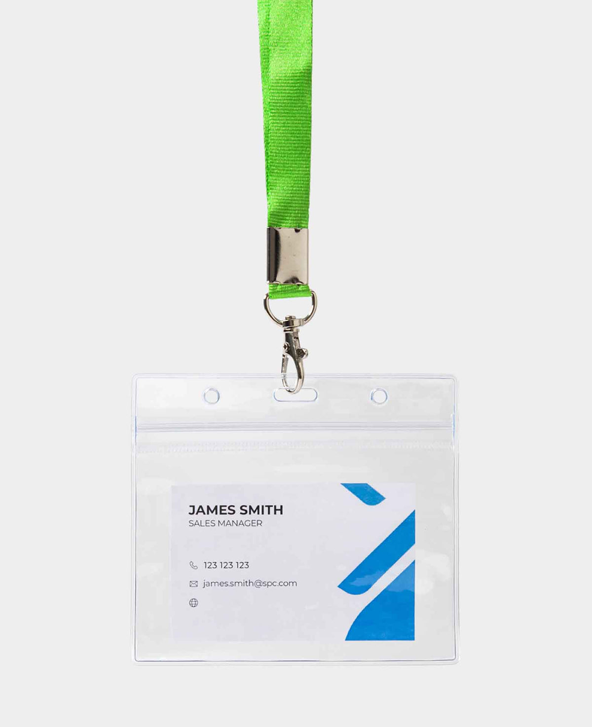 (48cm) Anti-Lost Lanyard Neck Strap Keychain - Light Green