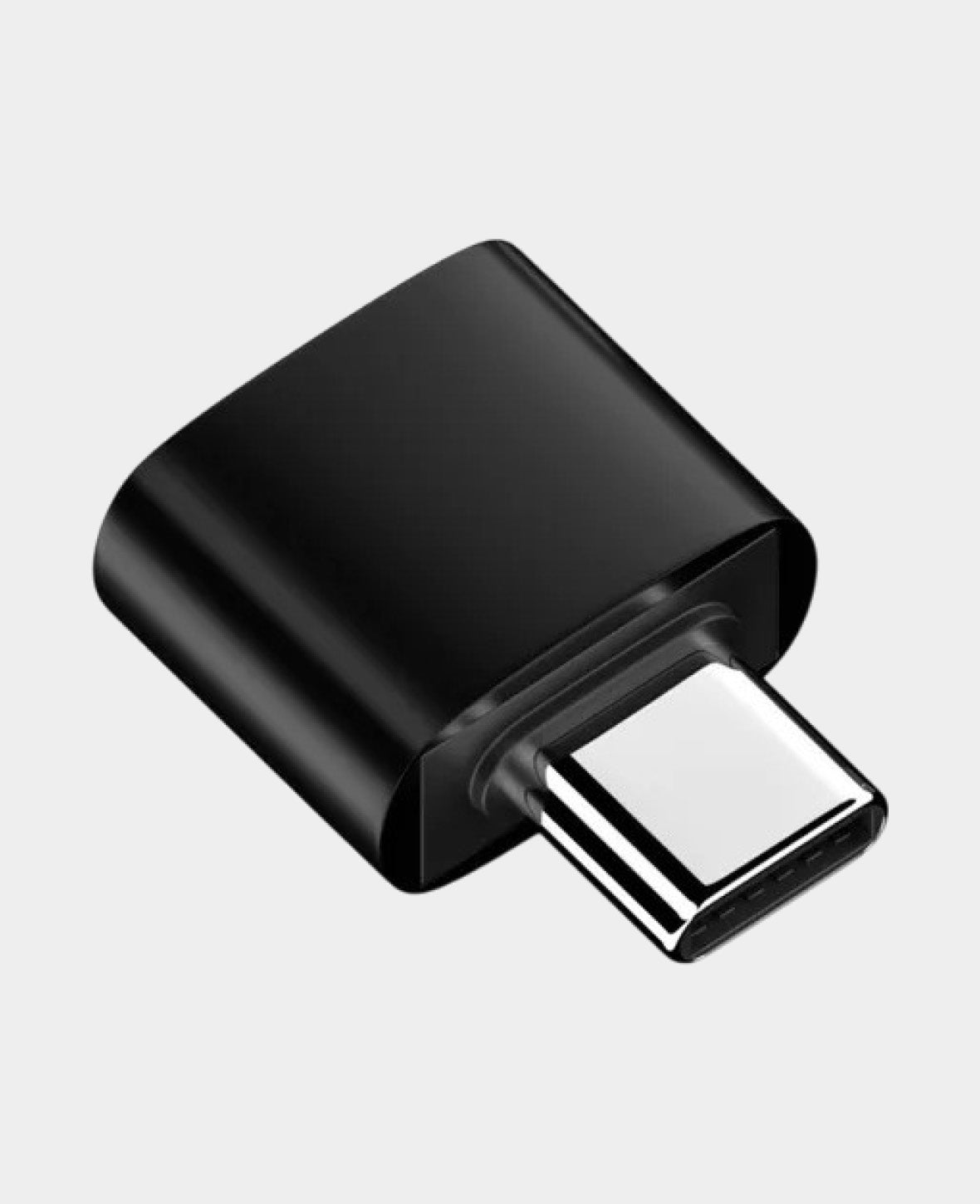 USB-C to USB-A Charging and Data Adapter Plug Fast Charge - Black