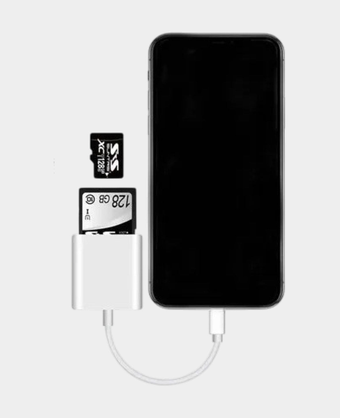 Lightning Card Reader for SD and Micro SD Memory Cards