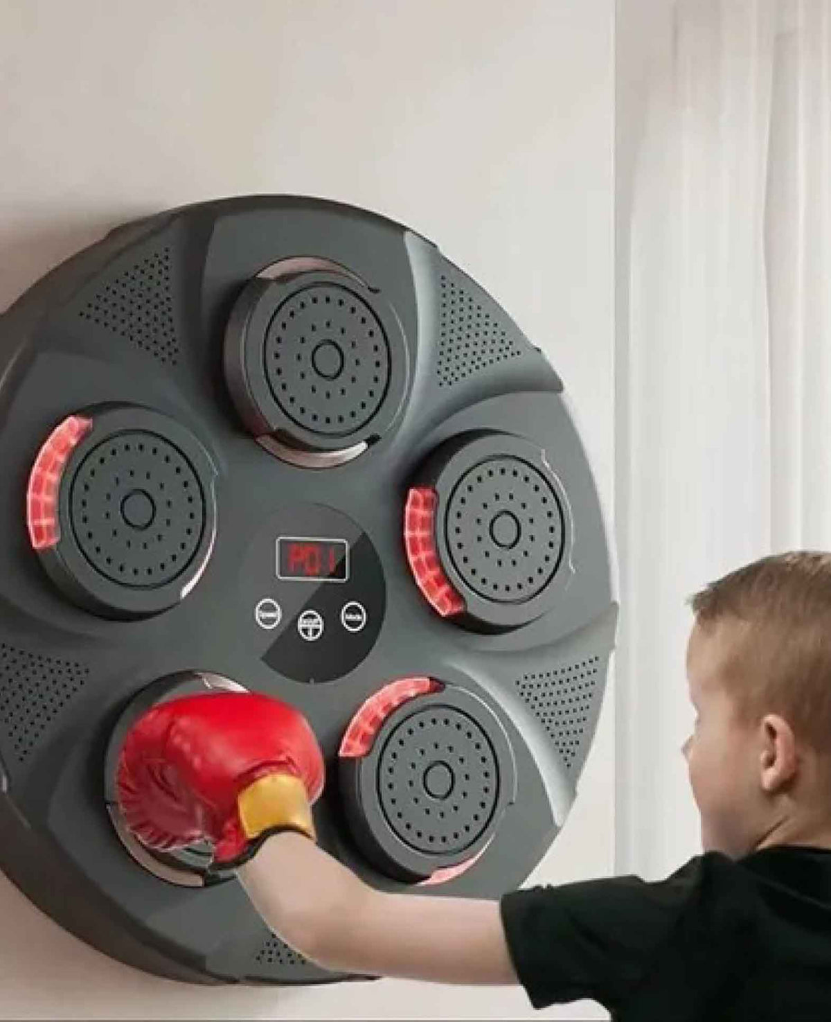 Electronic USB Boxing Machine LED Bluetooth Music Boxing Automaton