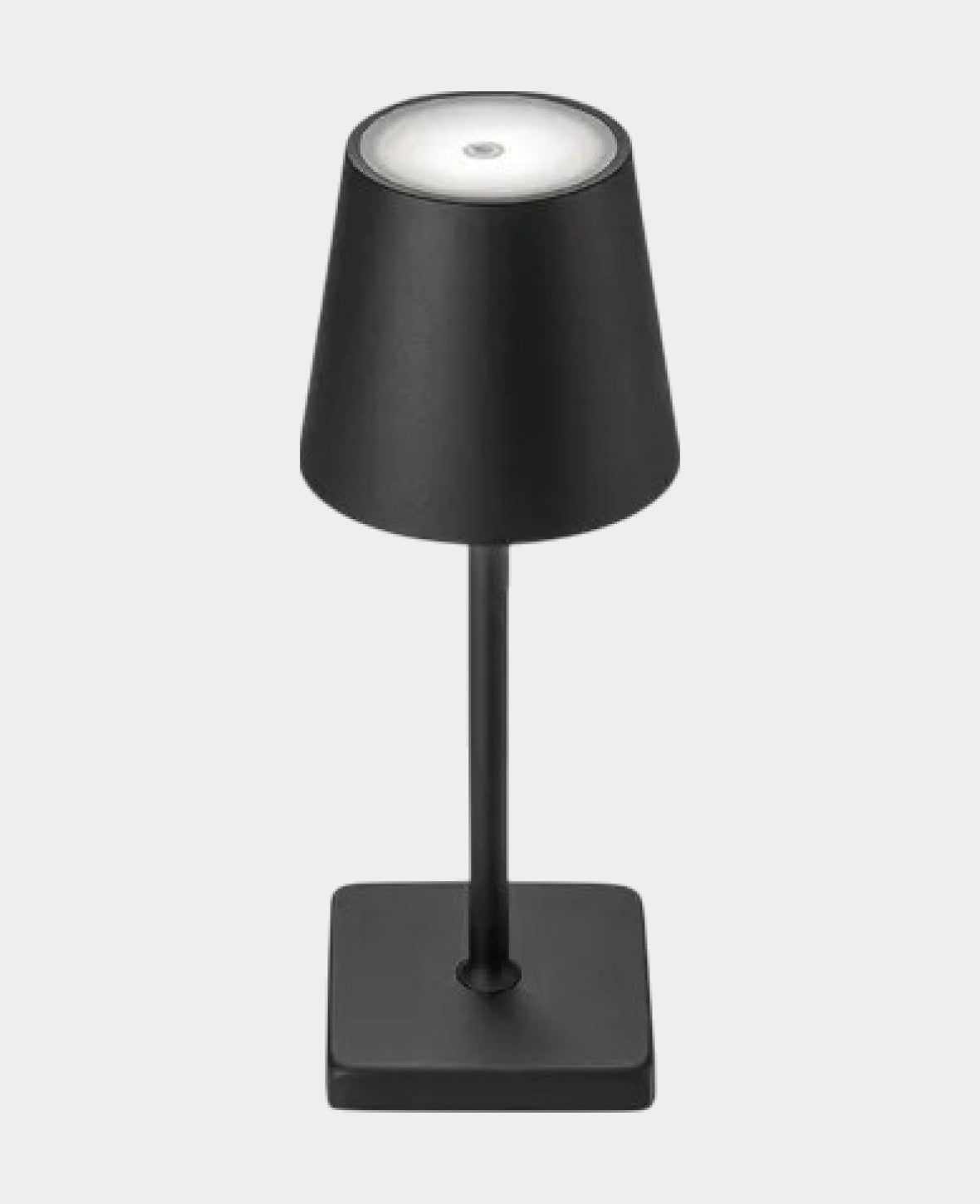 Portable, aufladbare Schreibtisch LED Lampe mit Touch Steuerung, 26cm - Schwarz