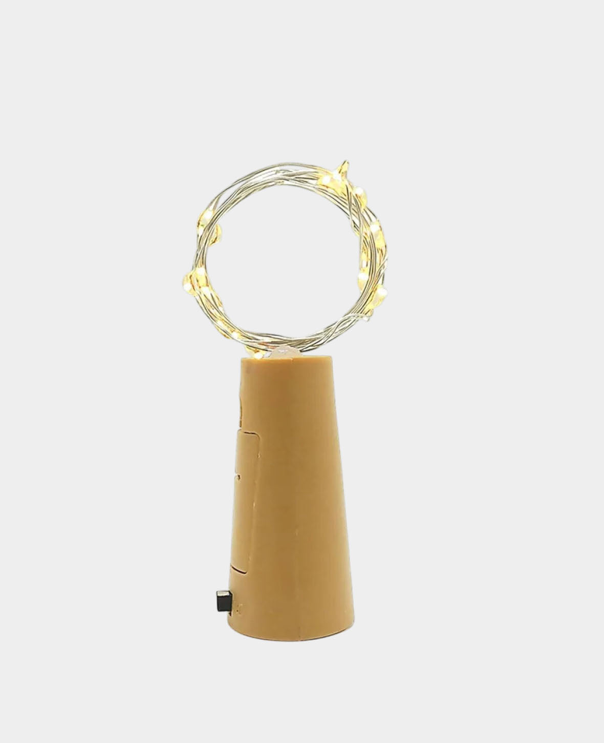 LED Korken mit Lichterkette (inkl. LR44 Batterien) - Warmweiss