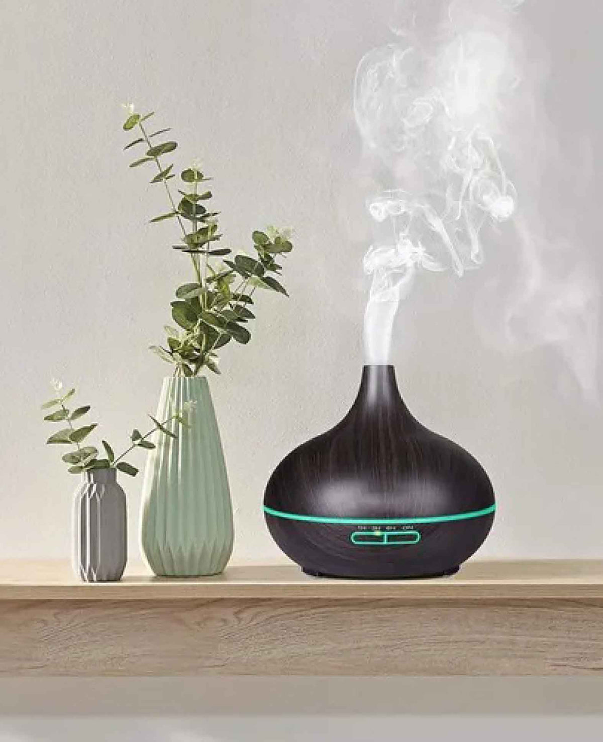 Ultraschall Luftbefeuchter Aroma Öl Diffuser mit LED Beleuchtung, 300ml