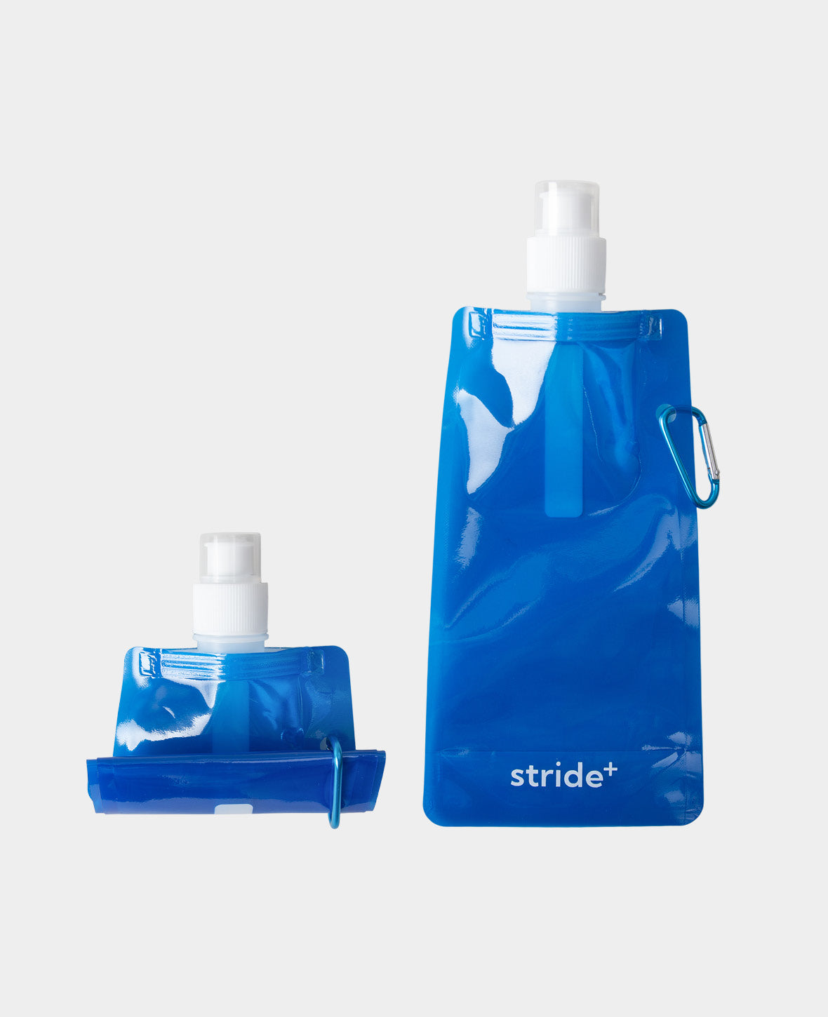 (480ml) Trinkblase Tragbarer Wasserbeutel Faltbare Trinkflasche mit Ka