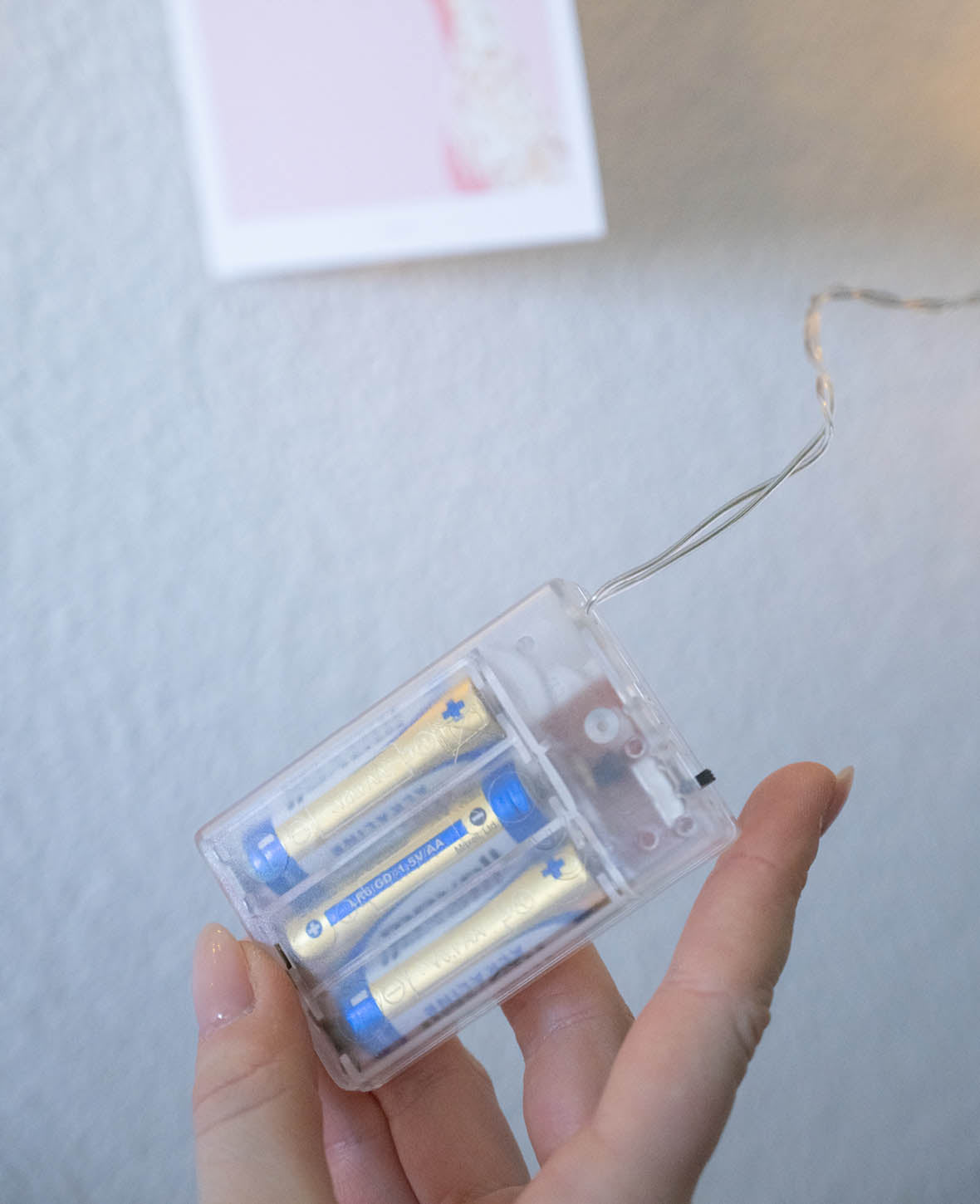 LED Lichterkette mit Foto Clips / Klammern - Warmweiss, 5 m