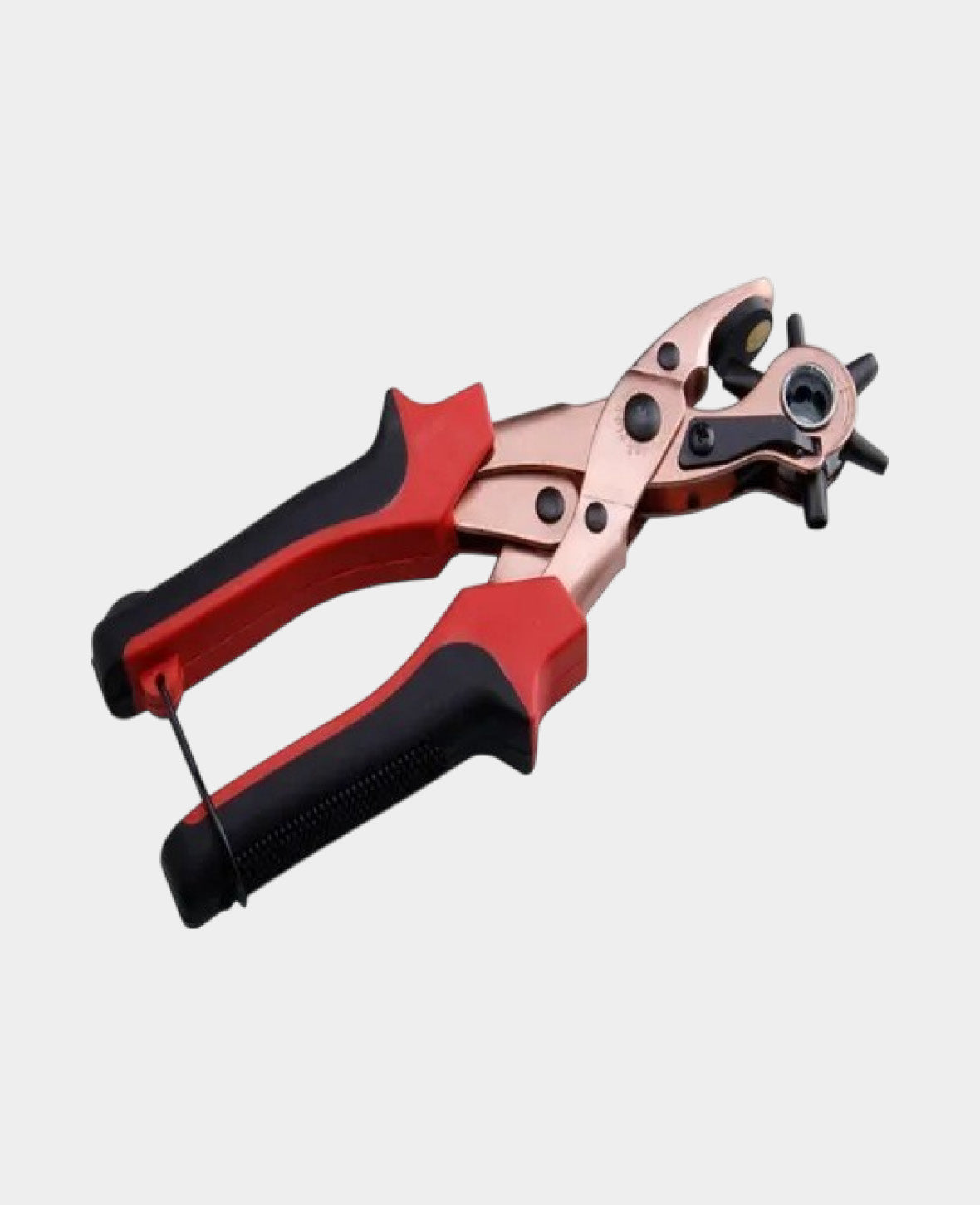 Revolver Punch Plier, Leather Hole Punch with Lever Action