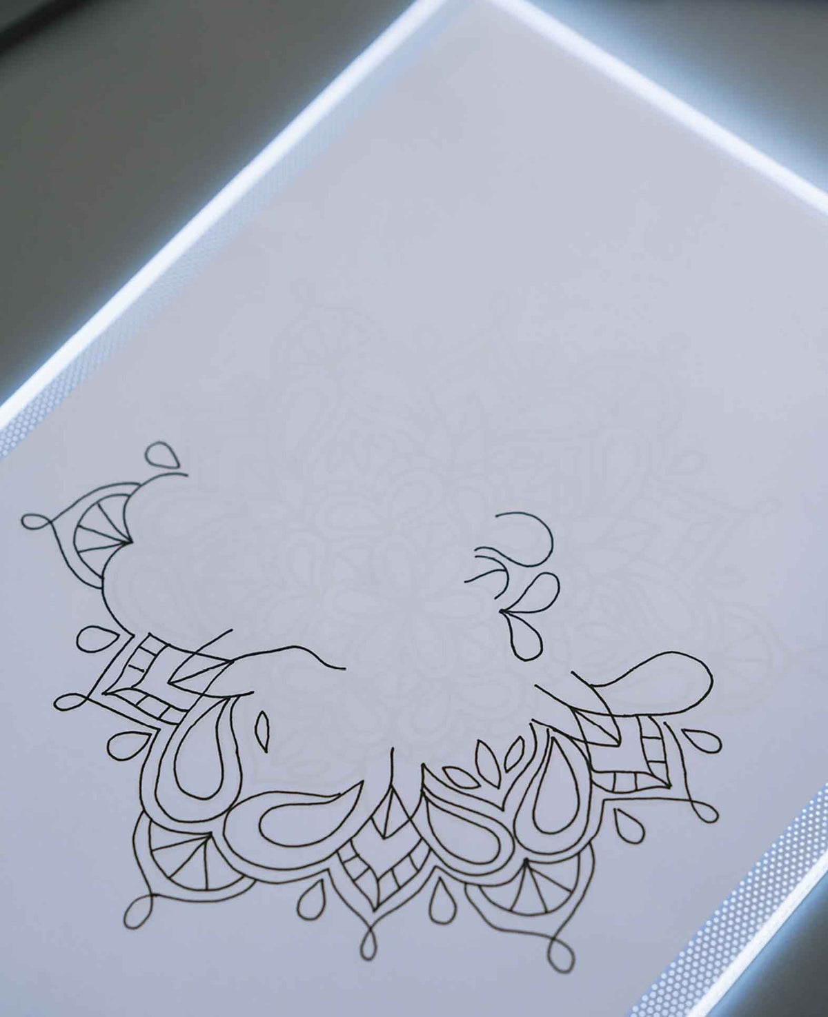 Tablette lumineuse à LED dimmable A4, tablette graphique, table lumineuse, table de copie