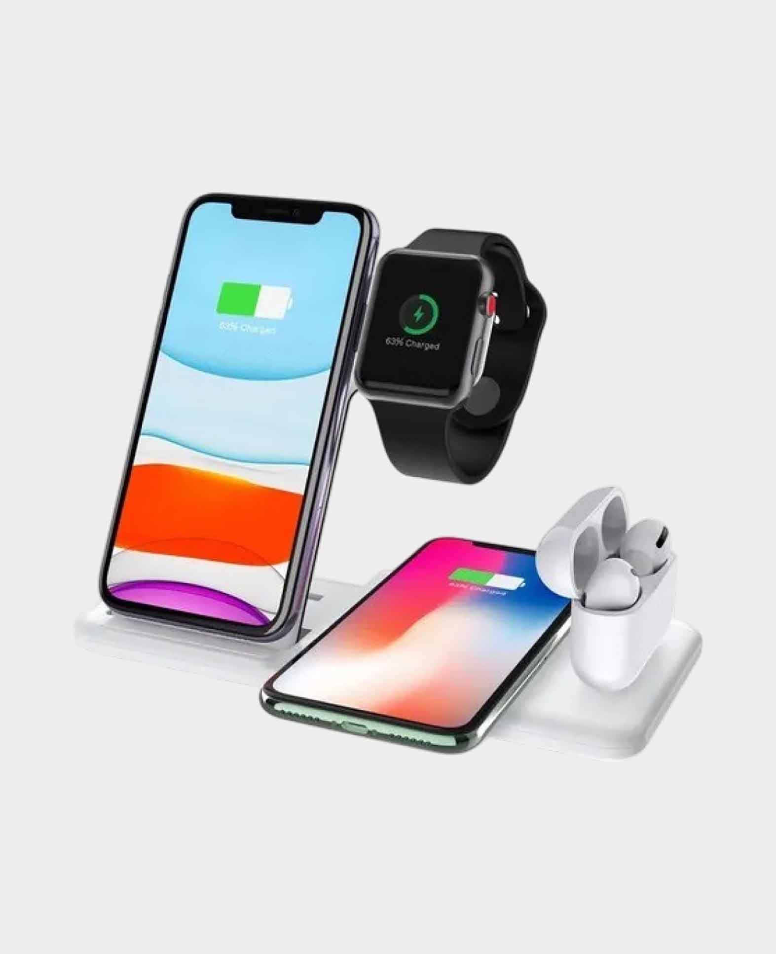4-in-1 Apple Watch / Smartphone / AirPods 15W Qi Fast Charging Charger