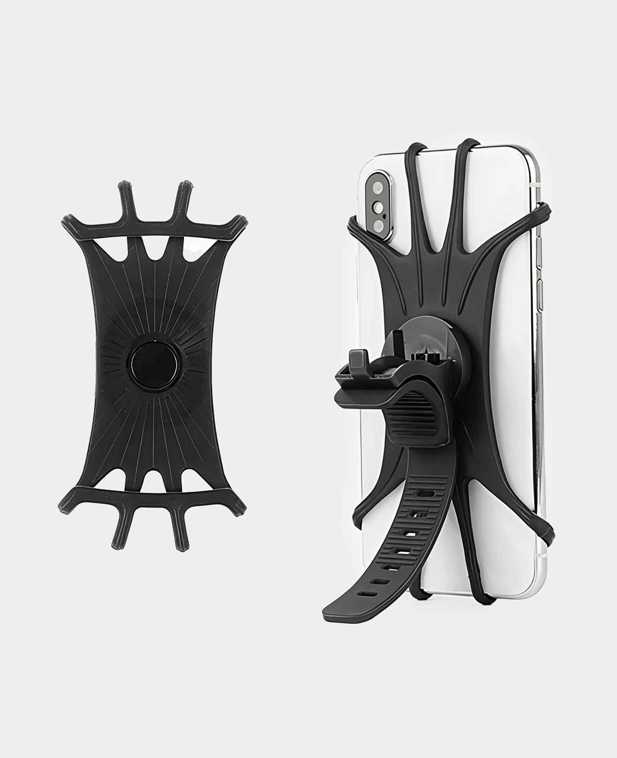 Universal Fahrrad Bike Velo Silikon Halterung 360° Drehbar Handy / Sma