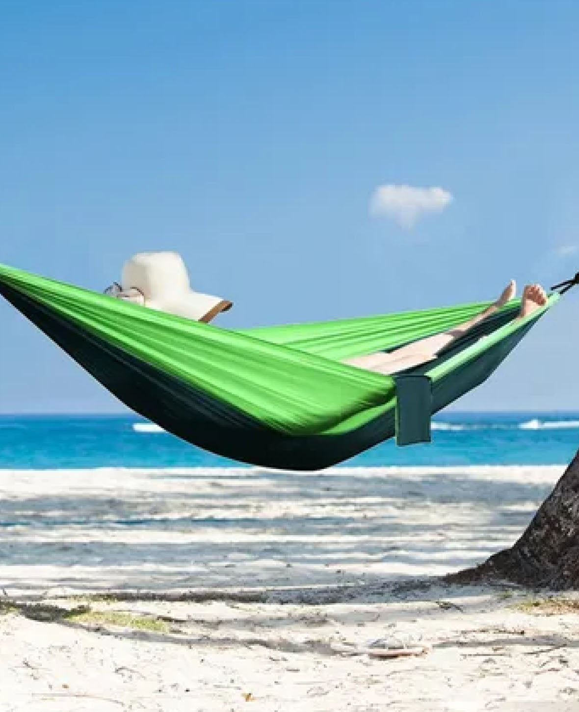 (200x300cm) Outdoor Hammock Ultra Lightweight Hammock + Carabiner