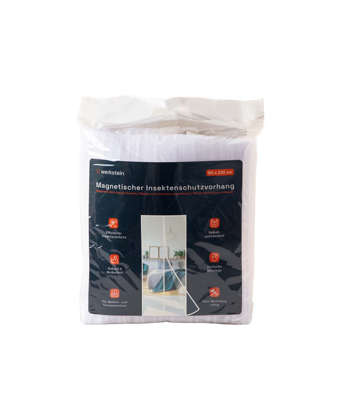 (90x210cm) Magnetic Door Insect Screen Fly Curtain Mosquito Net