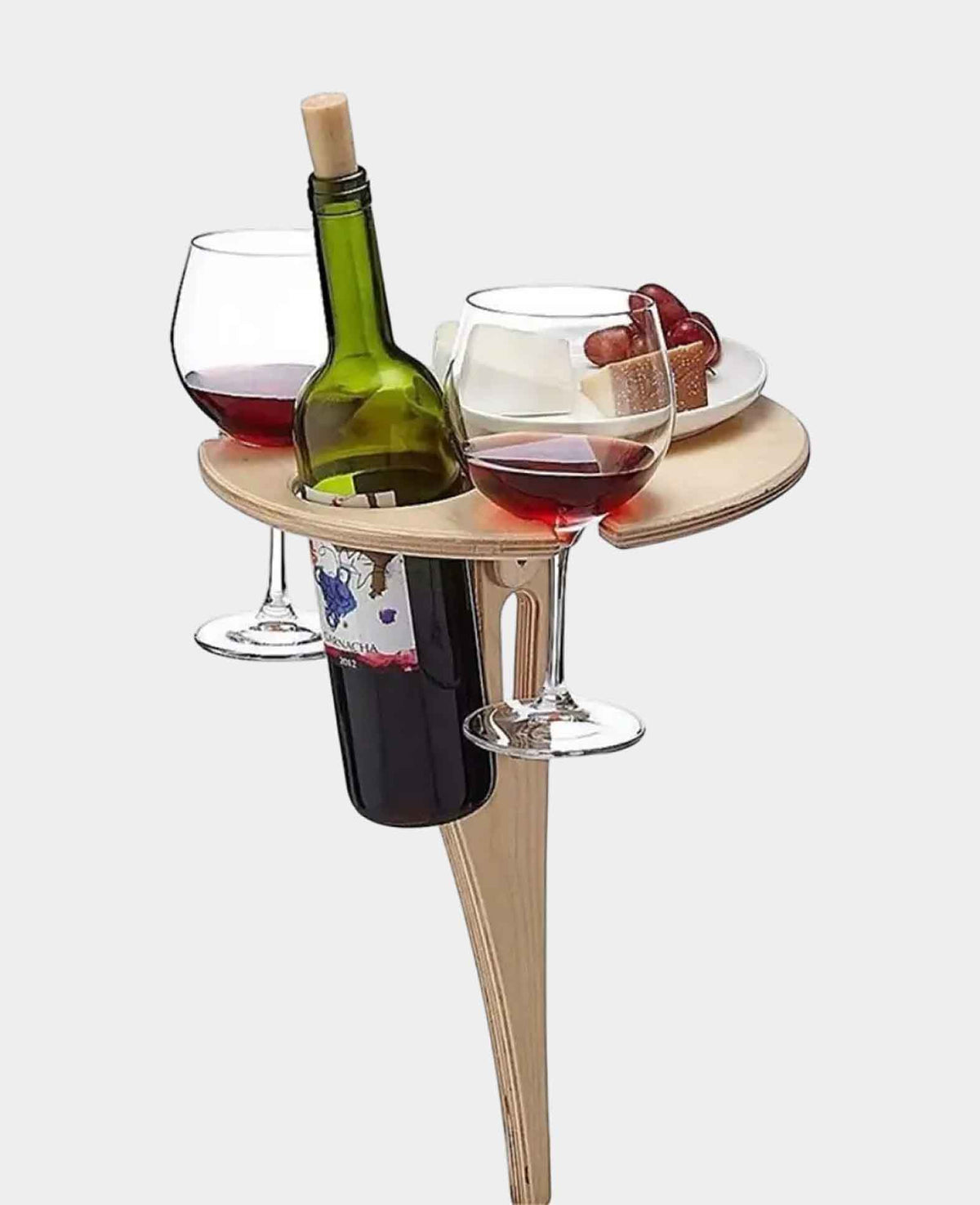 (19.5x31cm) Mini Outdoor Wooden Wine Table for Camping / Garden / Pi