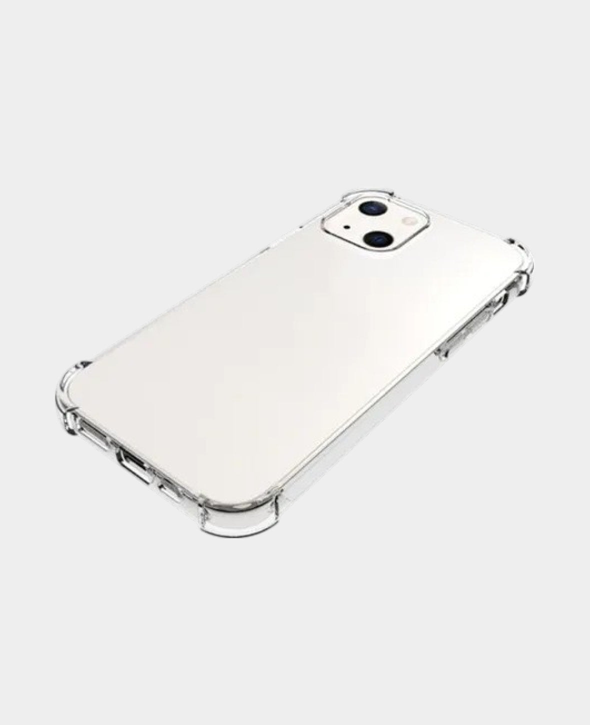 iPhone 13 Rubber Case Air Cushion Drop Protection - Transparent