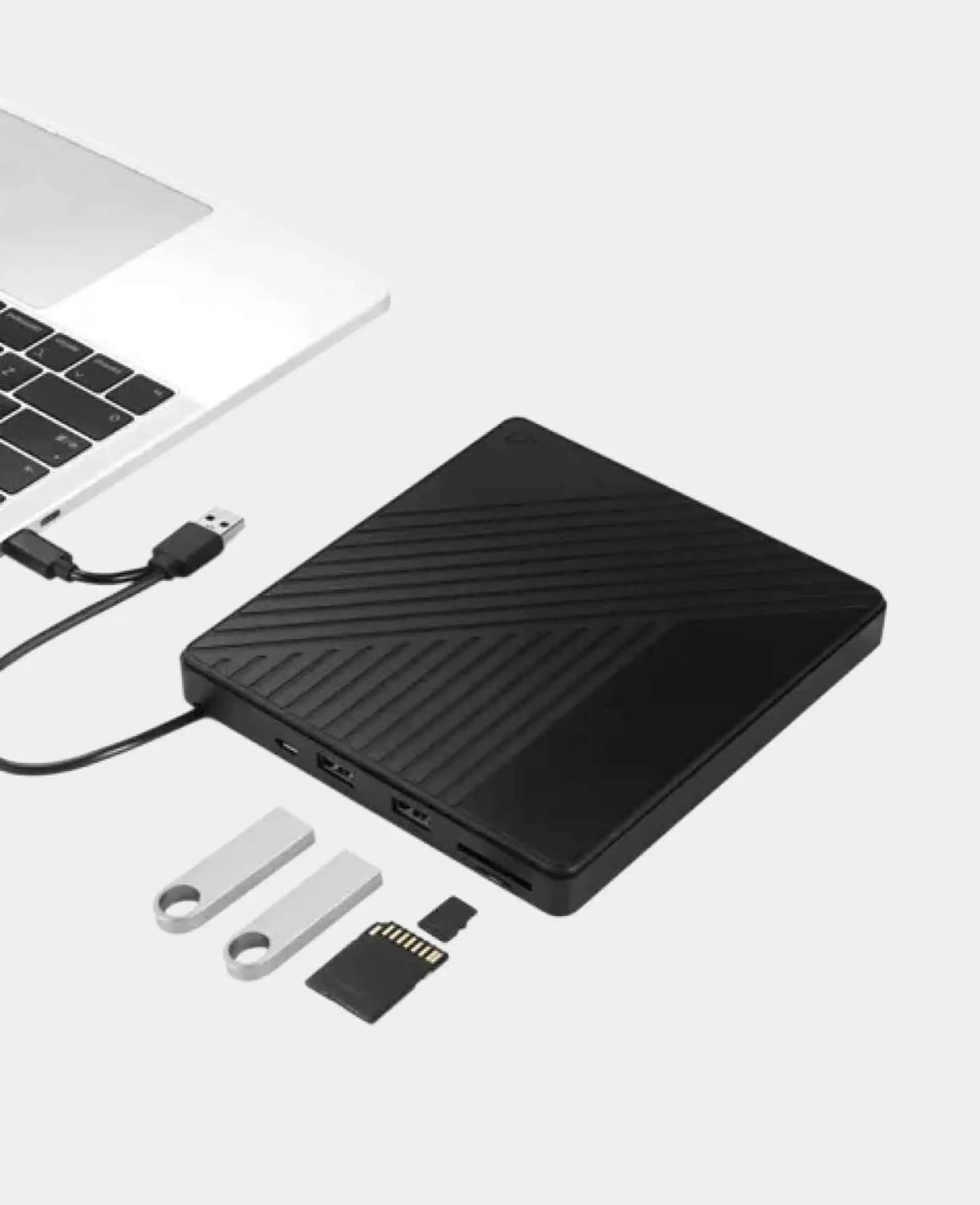 3in1 Slim Super Drive USB C / USB 3.0 CD DVD-RW External Drive Burner
