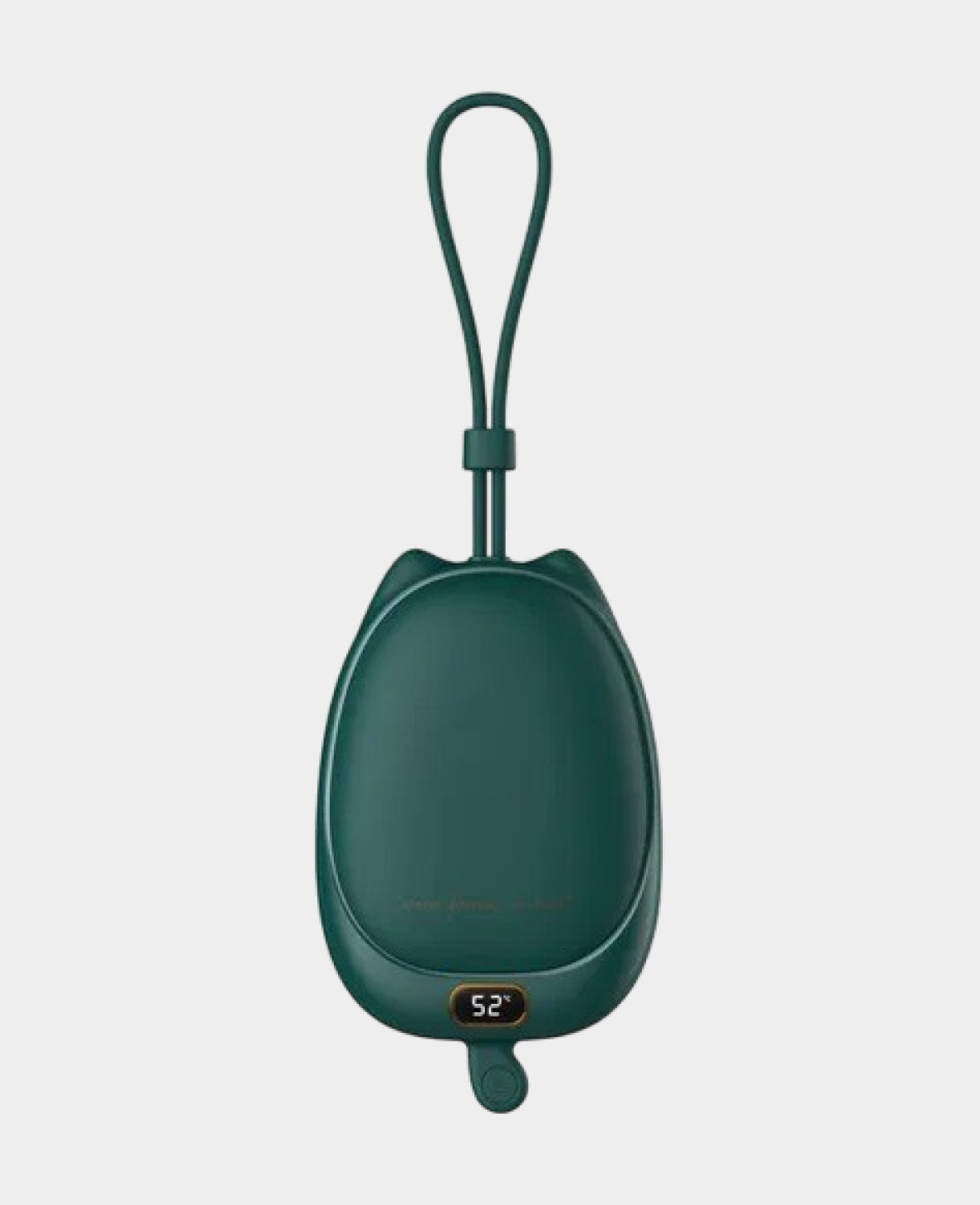 (5V/2.1A) 2-in-1 10000mAh USB Power Bank Charger + Hand Warmer - Dark Green