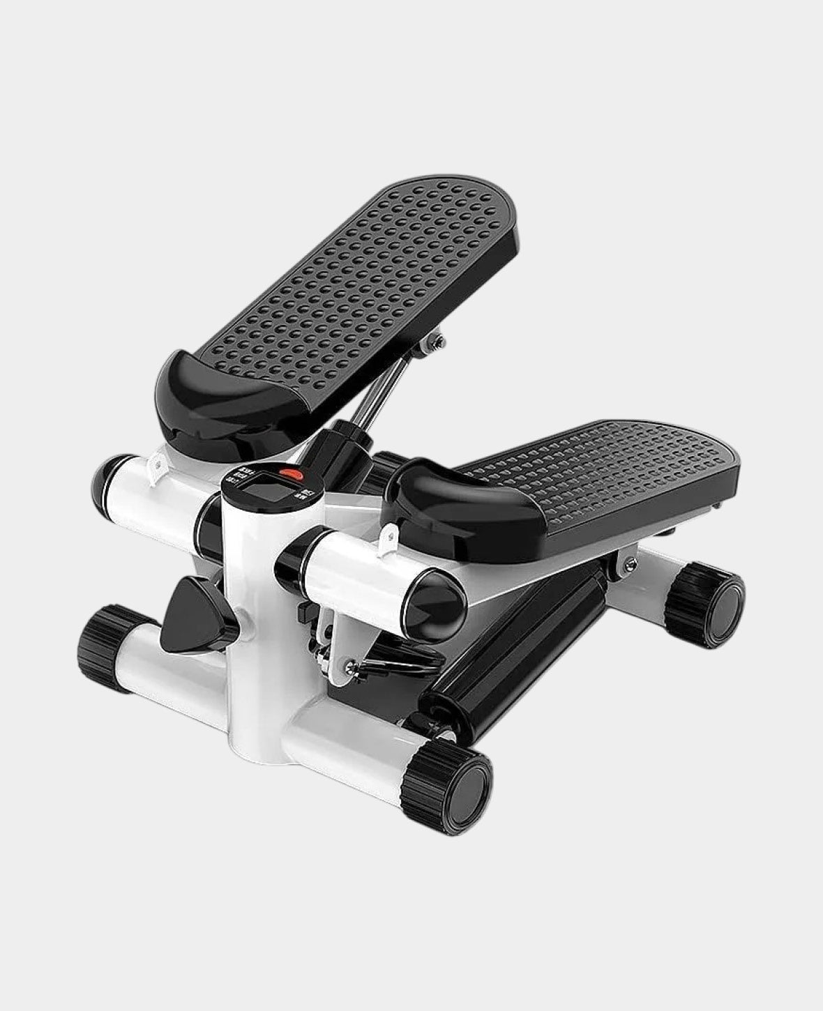 2in1 Mini Stepper Fitnessgerät + Widerstandsband Home Workout - Schwar