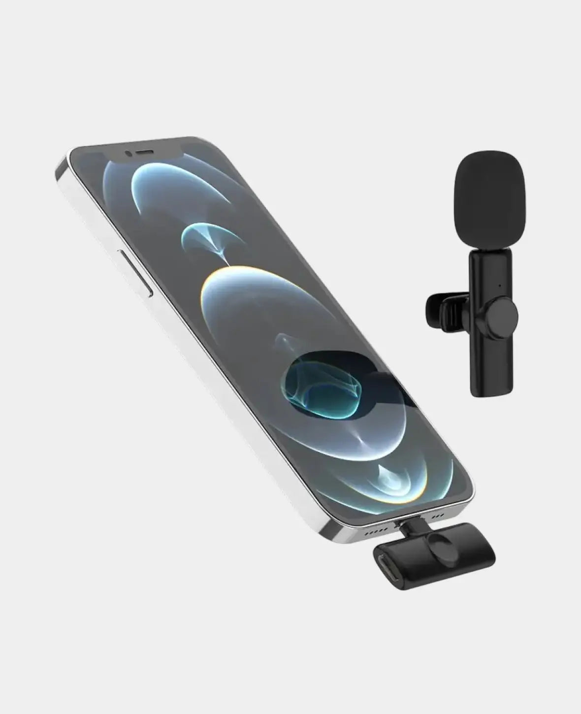 Kabelloses 360° Lavalier Mikrofon für Handy / Tablets mit USB C Anschl