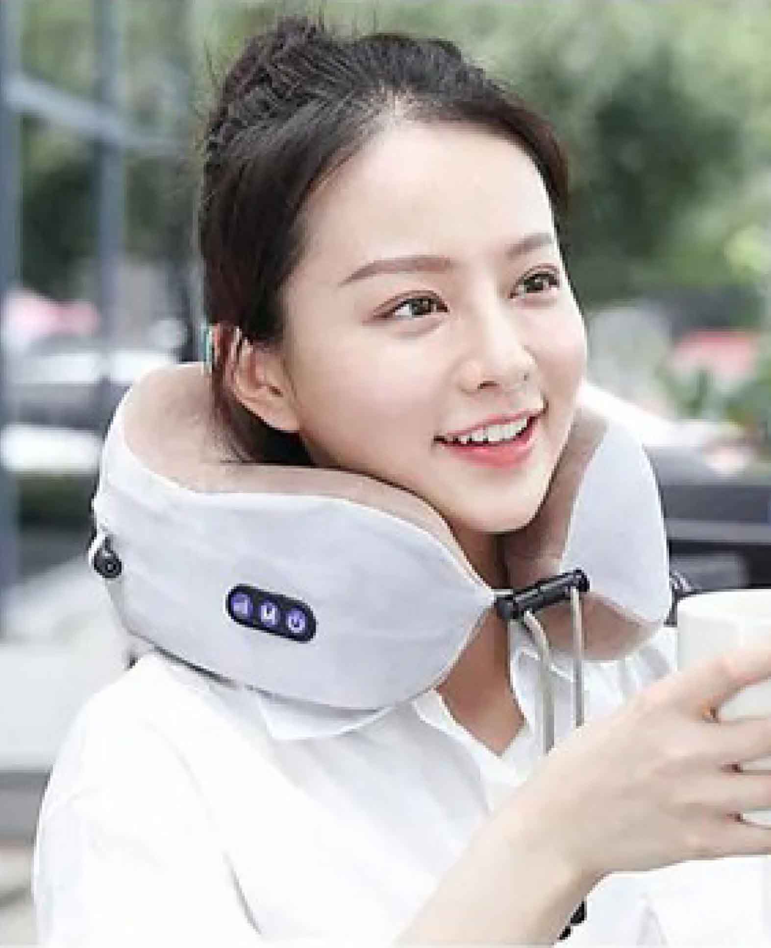 Shiatsu Neck Massager Pillow Deep Kneading Massage Device with