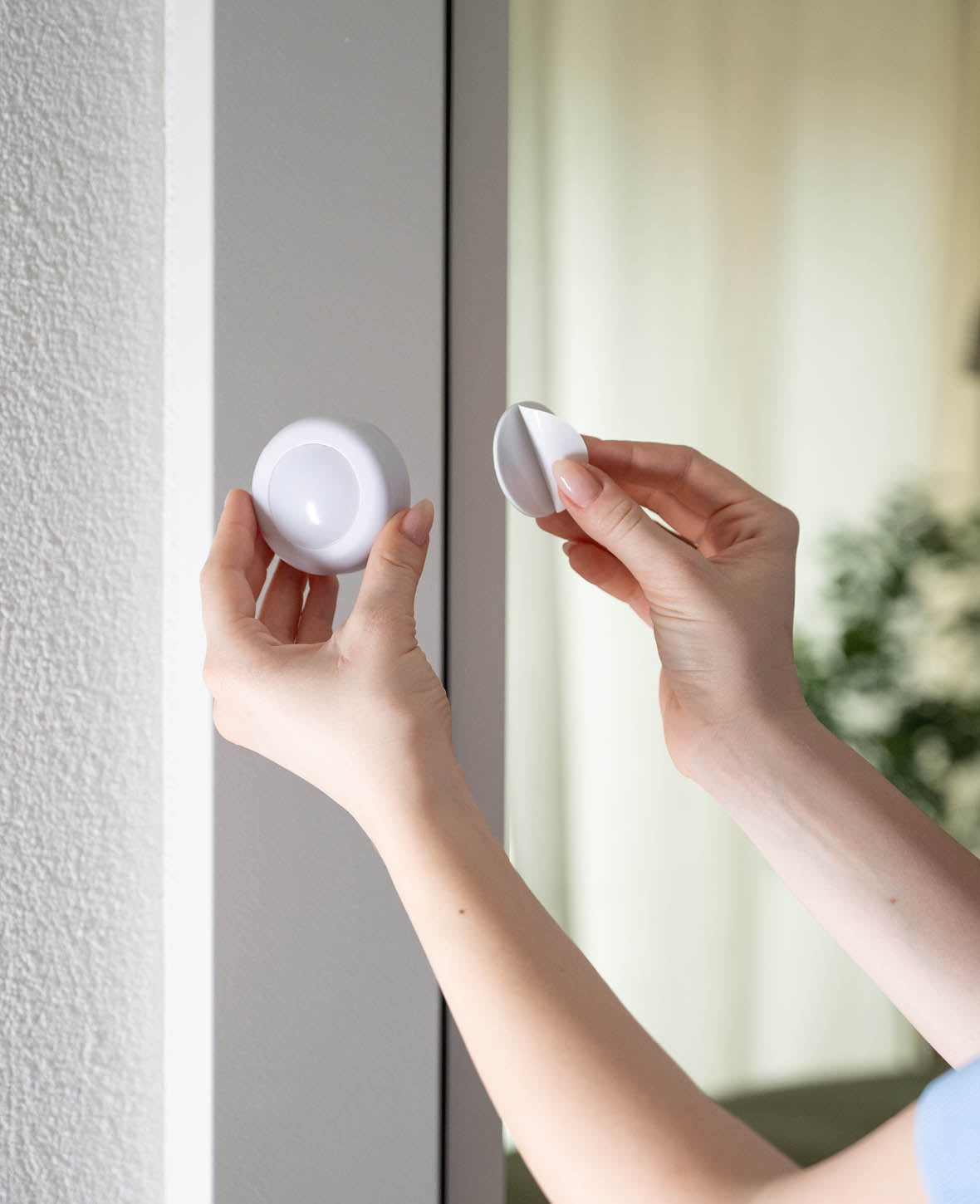 Kabelloses RGB LED Licht Nachtlicht mit Touch Control/Fernbedienung, Weiss