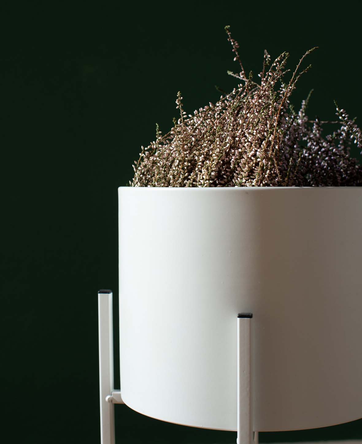 Pot à poser, blanc, 60.5cm