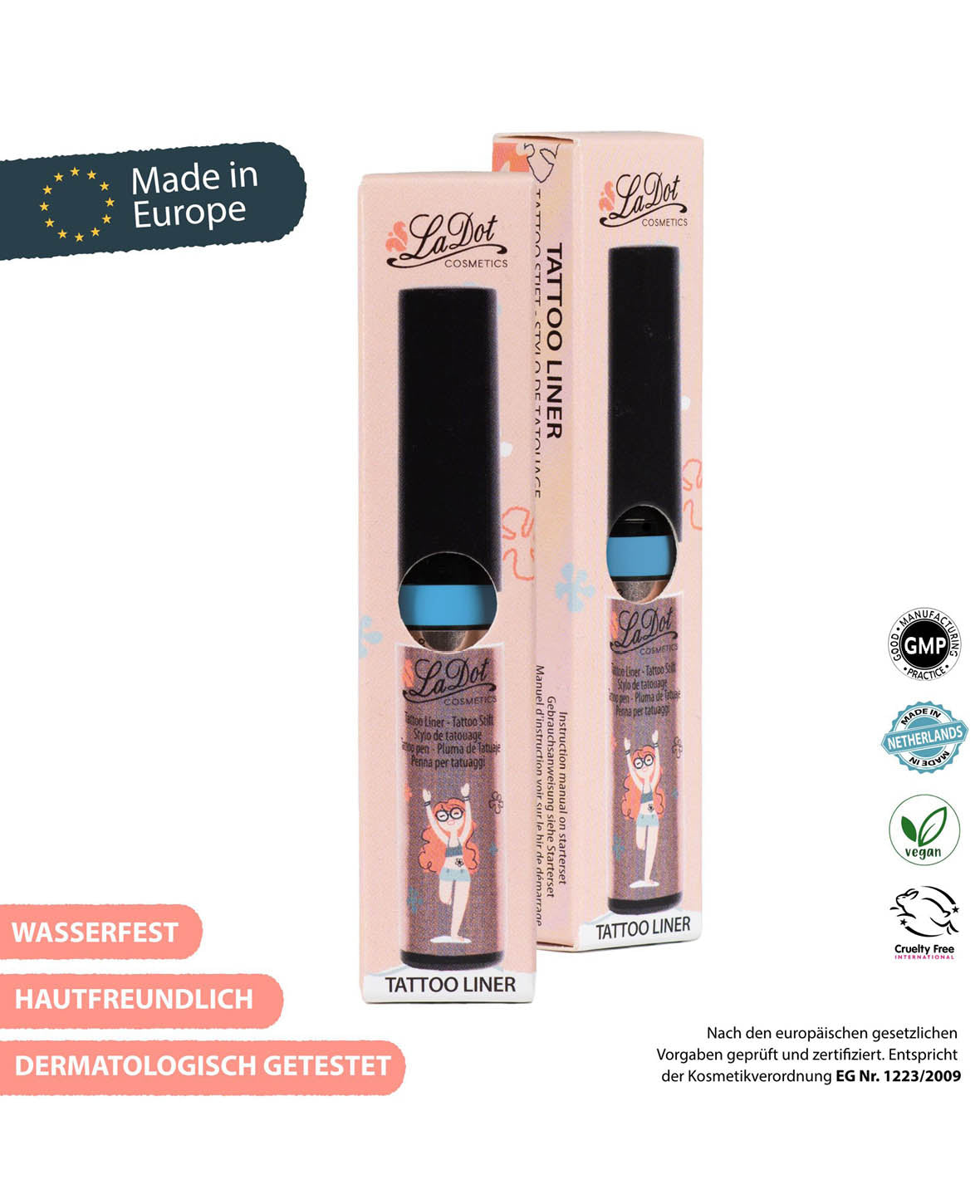 Liner, bleu clair