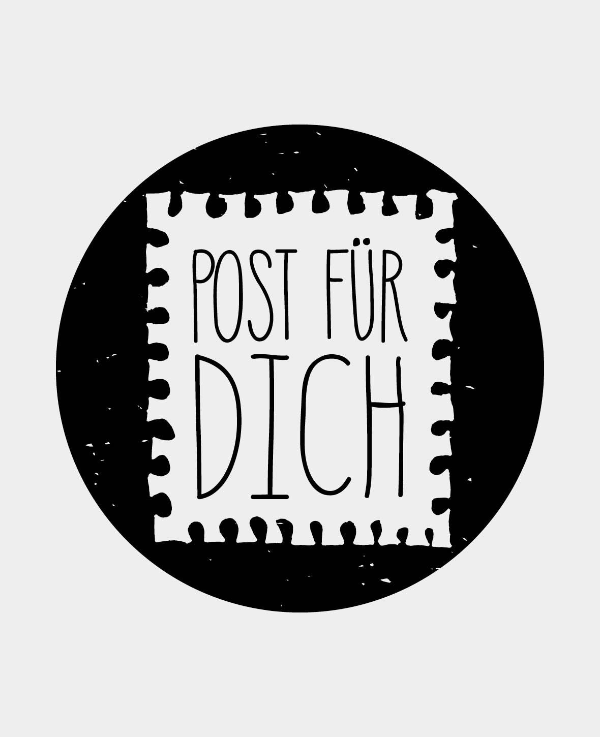 Woodies Motivstempel, Post für Dich