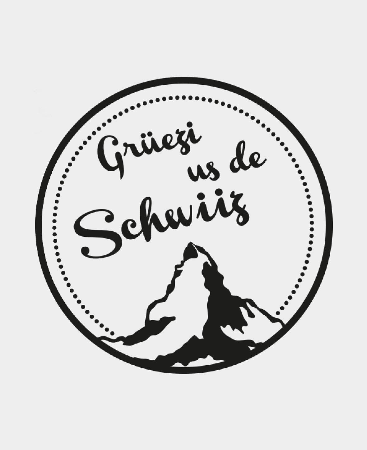 Woodies Motivstempel, Grüezi aus der Schweiz