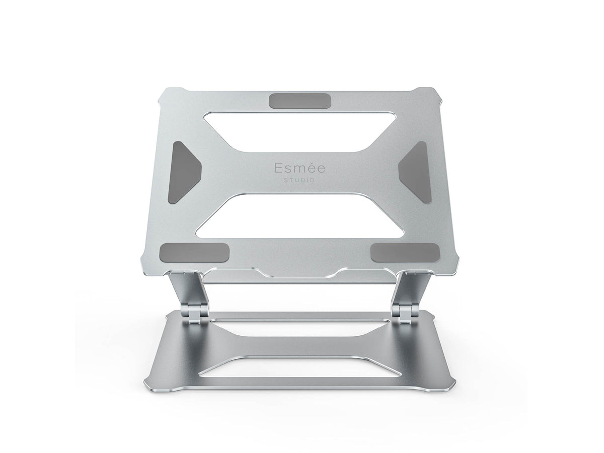 Verstellbarer Laptopstand, silberner Laptophalter für's Homeoffice