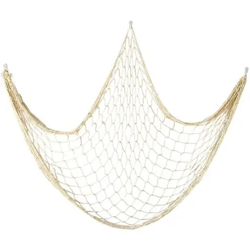 (200x100cm) Wall Net Photo Holder Organizer Decor Fishing Net incl. Wood