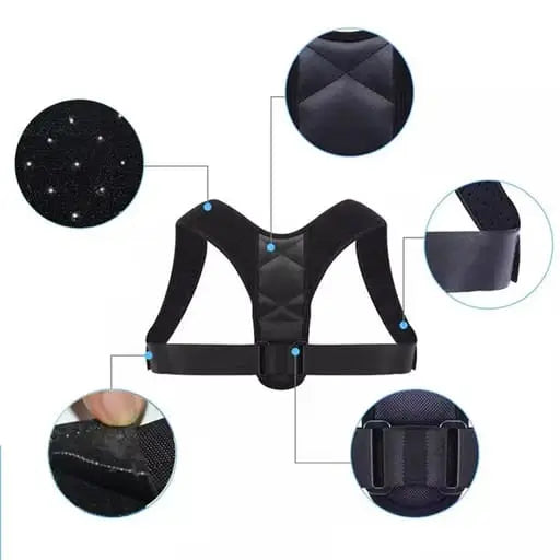 Redresse-dos (7cm) pour le maintien de la posture, correcteur de posture pour l'édu