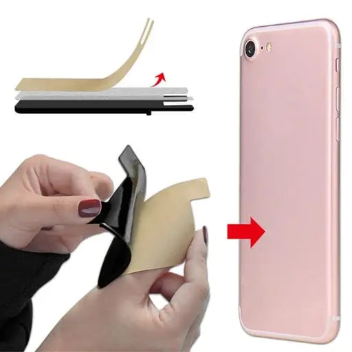Adhesive Credit or Bank Card Pouch Sleeve for Smartphones and Tablets