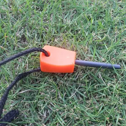 Magnesium Feuerstein Survival Zündstein Outdoor Feuerstahl - Orange