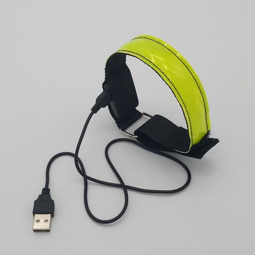 Aufladbares USB Leuchtarmband für Kinder / Erwachsene zum Sport / Jogg