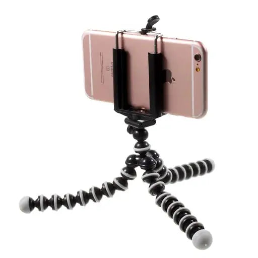(17cm) Trépied universel pour téléphone portable Support de téléphone portable - Noir